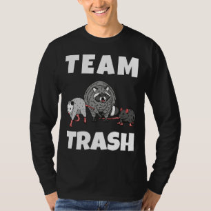 T-shirt Raccoon Team Cute Trash Panda Ringtail Lover