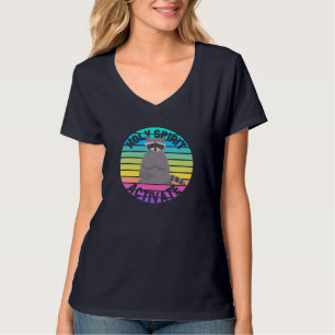 T-shirt RACCOON Yoga SAINT ESPRIT ACTIVER Funny Yoga Pose