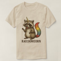 Raccoonicorne Vintage | Licorne Raton laveur Queue