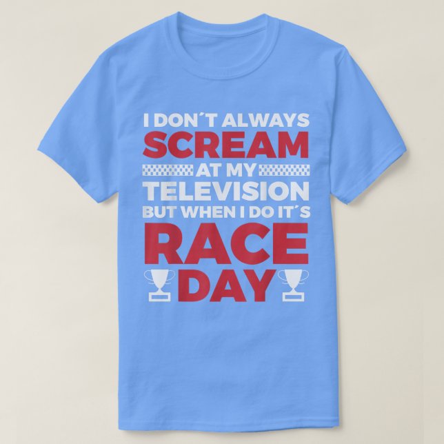 T-shirt Race Car Parties Race (Design devant)