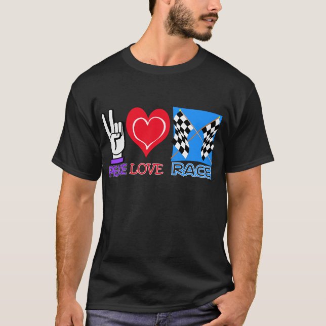 T-SHIRT RACE D'AMOUR DE PAIX (Devant)