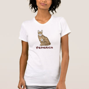 T-shirt Race de chat de Serengeti personnalisable