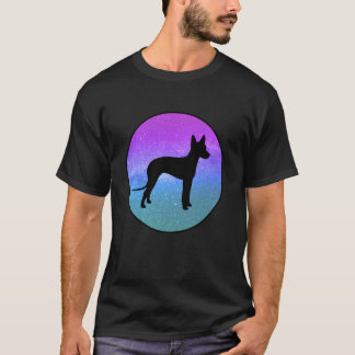 T-shirt Race de chien Chien mexicain sans poil Silhouette