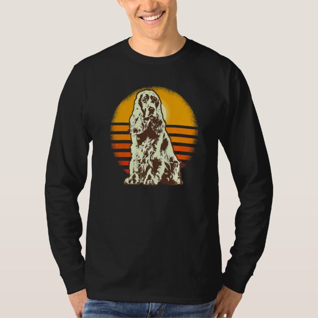 T-shirt Race de chien Cocker Spaniel Anglais (Devant)