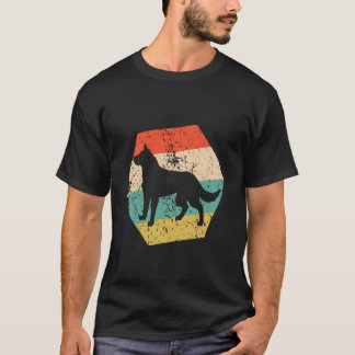 T-shirt Race de chien de bétail australien Rétro en détres
