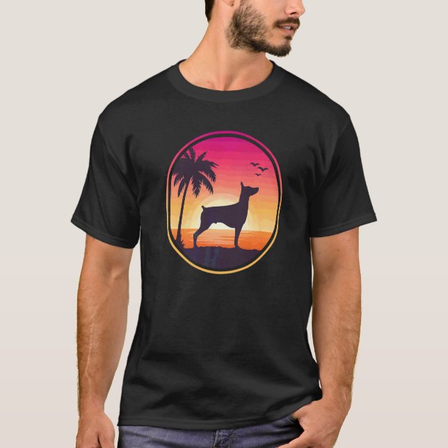 T-shirt Race de chien Dobermann  25 (Devant)