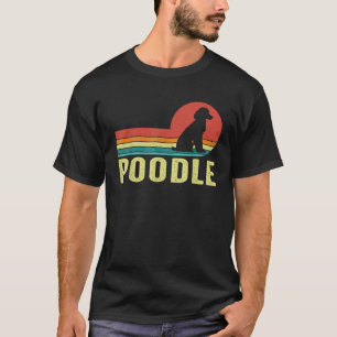 T-shirt Race de chien Poodle Animal de compagnie Patte de
