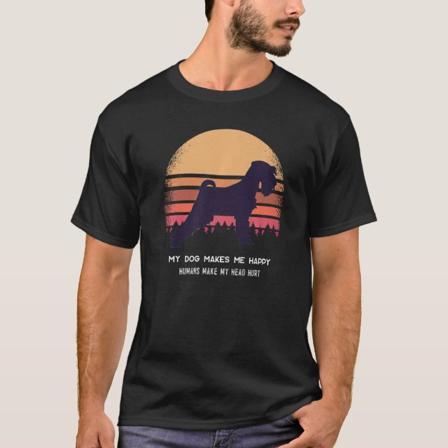 T-shirt Race de chien Schnauzer Miniature 9 (Devant)