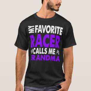 T-shirt Race Dit Mon Racer Favori M'Appelle Grand-Mère