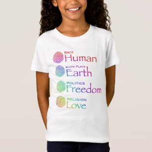 T-Shirt Race : Lieu de naissance de l'homme : Politique de
