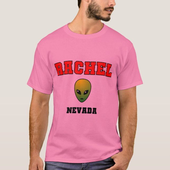 T-shirt Rachel Nevada - lumière - customisé (Devant)