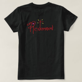 T-shirt Racheté avec Croix et Coeurs Chrétien