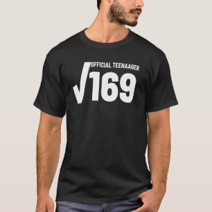 T-shirt Racine carré 169 Adolescent officiel 13e anniversa