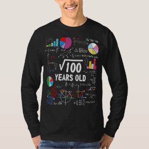 T-shirt Racine carré De 100 10e Anniversaire 10 Anniversai
