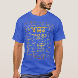 T-shirt Racine carré de 144 12e anniversaire 12 ans math