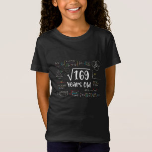 T-Shirt Racine carré de 169 13e anniversaire 13 ans Cadeau