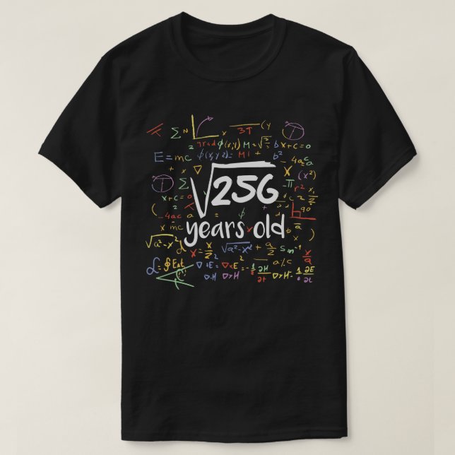T-shirt Racine carré de 256 ans vieux Mème drôle Anniversa (Design devant)