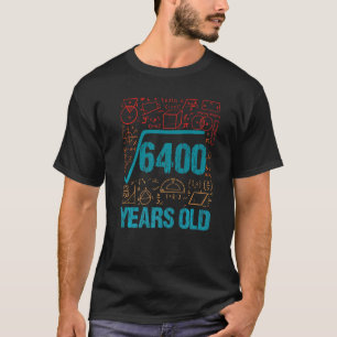 T-shirt Racine carré de 6400 Maths et physique 80ème 80 an