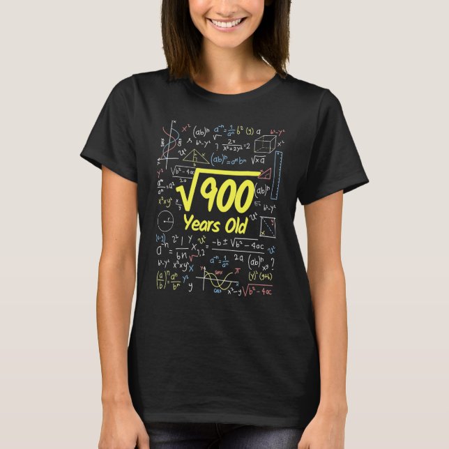 T-shirt Racine carré de 900 30 ans Anniversaire (Devant)