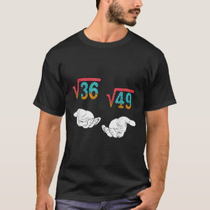 T-shirt Racine Carrée 36 49 Mème 67 Crème Glacée Goutte Pr