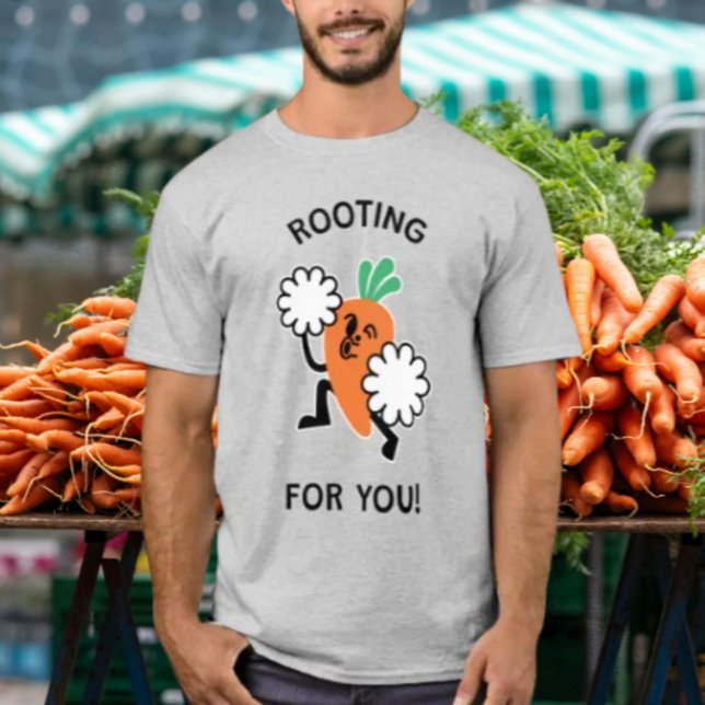 T-shirt Racine pour vous - Pom-pom girl de carotte (Créateur téléchargé)