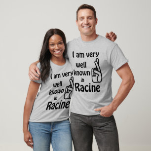 T-shirt Racine Wisconsin bien connu de Raglan