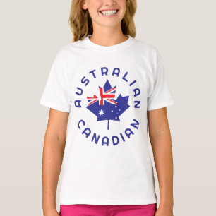 T-shirt Racines australiennes canadiennes
