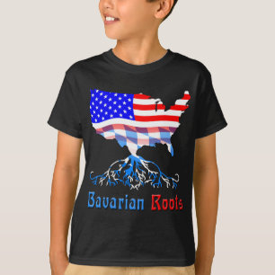 T-shirt Racines bavaroises américaines Allemagne