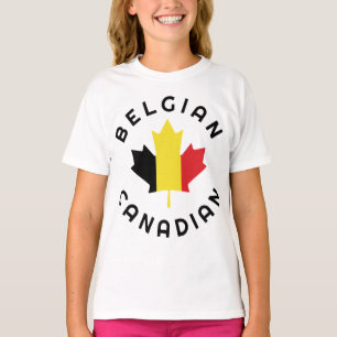 T-shirt Racines belges canadiennes