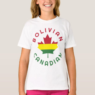 T-shirt Racines boliviennes canadiennes