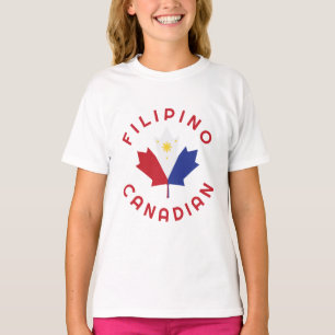 T-shirt Racines canadiennes des Philippines