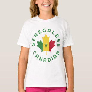 T-shirt Racines canadiennes sénégalaises