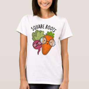 T-shirt Racines carrés drôle jeu de maths