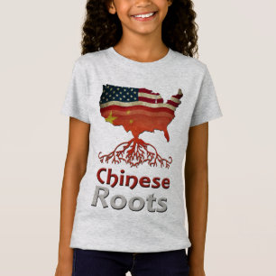 T-Shirt Racines chinoises américaines