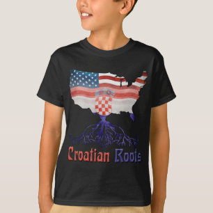 T-shirt Racines croates américaines