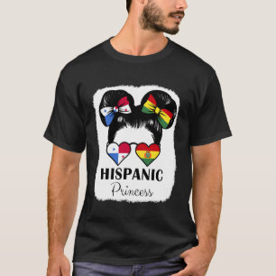 T-shirt Racines de princesse hispanique Panama et Bolivie 