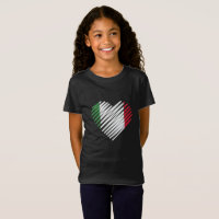Racines d'Italien de chemise de l'Italie de coeur