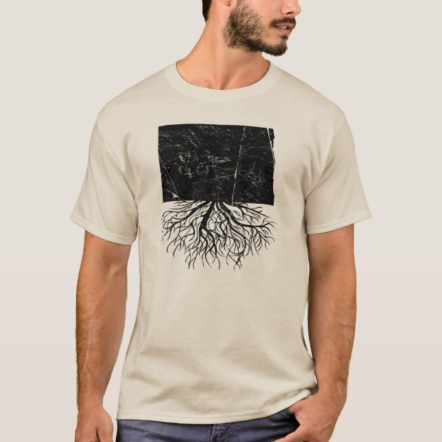 T-shirt Racines du Dakota du Nord (Devant)