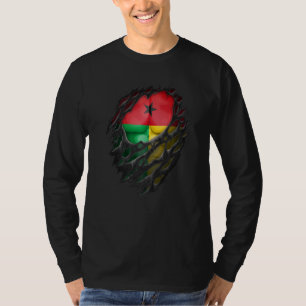T-shirt Racines Fièrement Bissau-Guinéennes Déchirées Guin