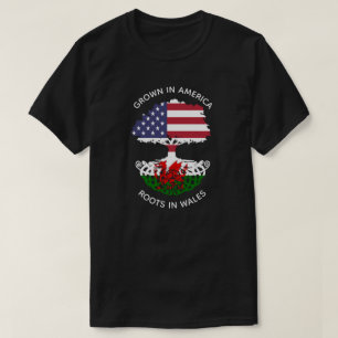 T-shirt Racines Galloises Et Américaines Dans L'Arbre Celt