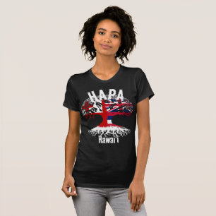 T-SHIRT RACINES HAPA TONGA HAWAII