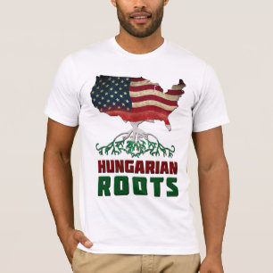 T-shirt Racines hongroises américaines
