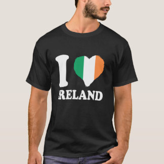 T-shirt Racines Irlandaises Fierté Irlandaise J'Aime Irlan