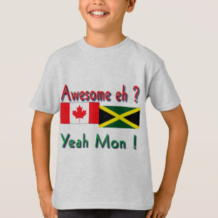 T-shirt racines jamaïcaines-canadiennes