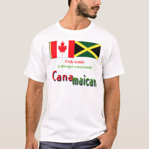 T-shirt racines jamaïcaines-canadiennes