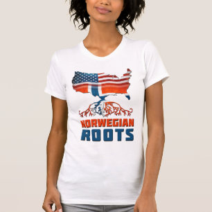 T-shirt Racines norvégiennes américaines