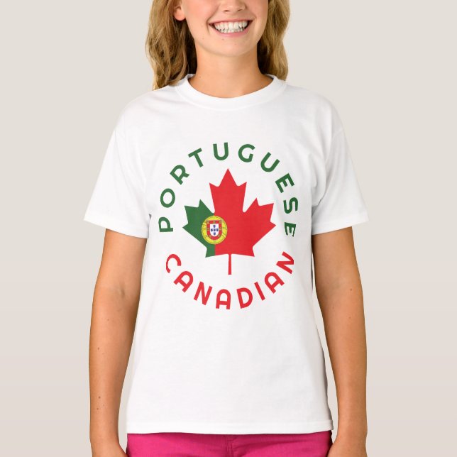 T-shirt Racines portugaises canadiennes (Devant)