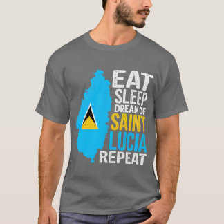 T-shirt Racines Saint-Luciennes Fierté Lucienne Conception