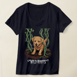 T-shirt Racines sauvages - Éffrayant Golden Retriever Gard