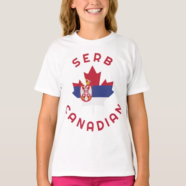 T-shirt Racines serbes canadiennes (Devant)
